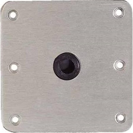 Attwood 67739 0.75 in. Lock N Pin Base Plate 7 x 7 in. Stainless Steel 3001.9851